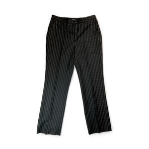 Minimalist Tailored Preppy Chap's Women's Dress Trousers Pinstripe Size 10